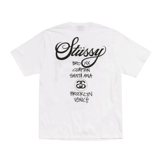Stüssy WORLD TOUR TEE - White