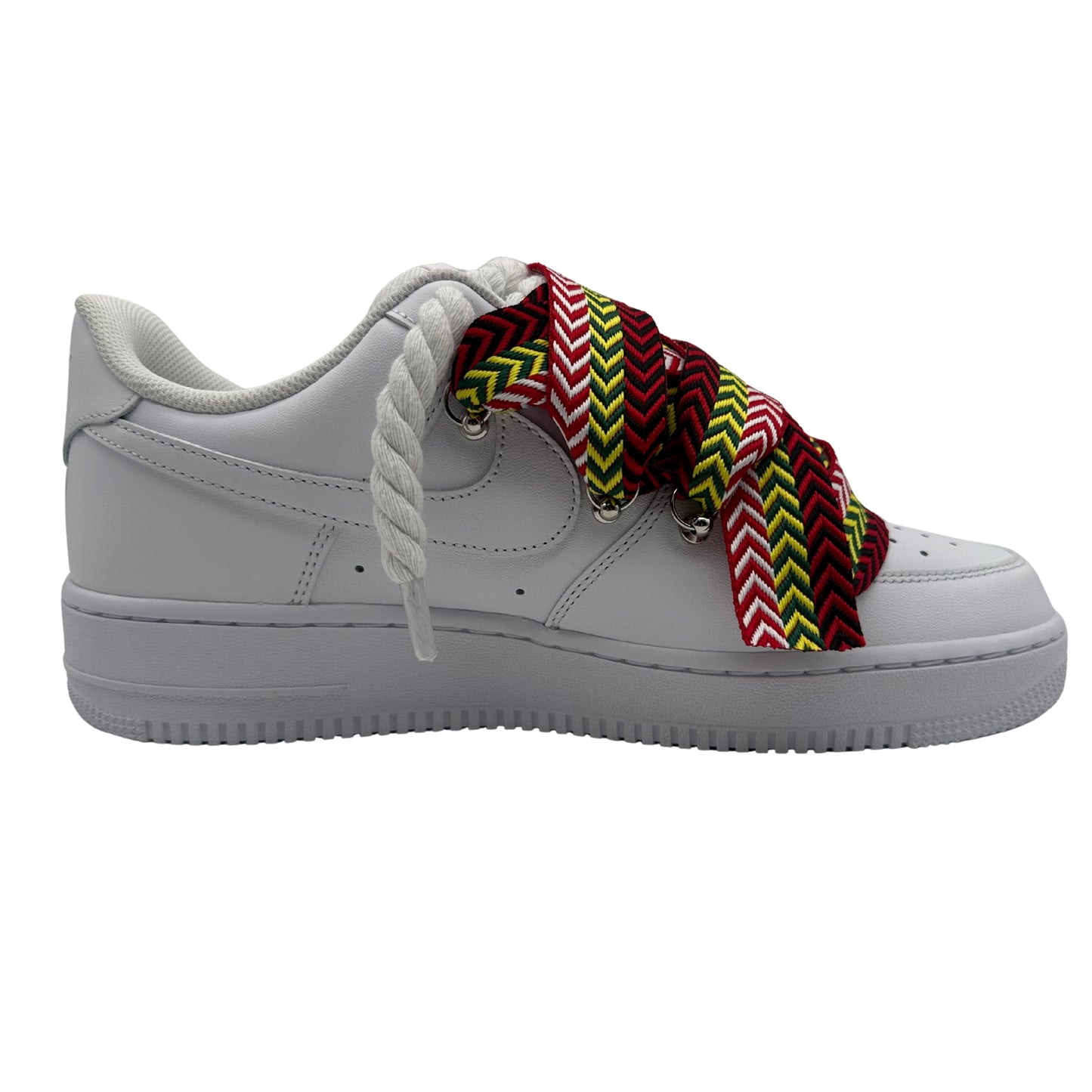 Nike Air Force 1 Low White Lanvin Rope / Red-Yellow