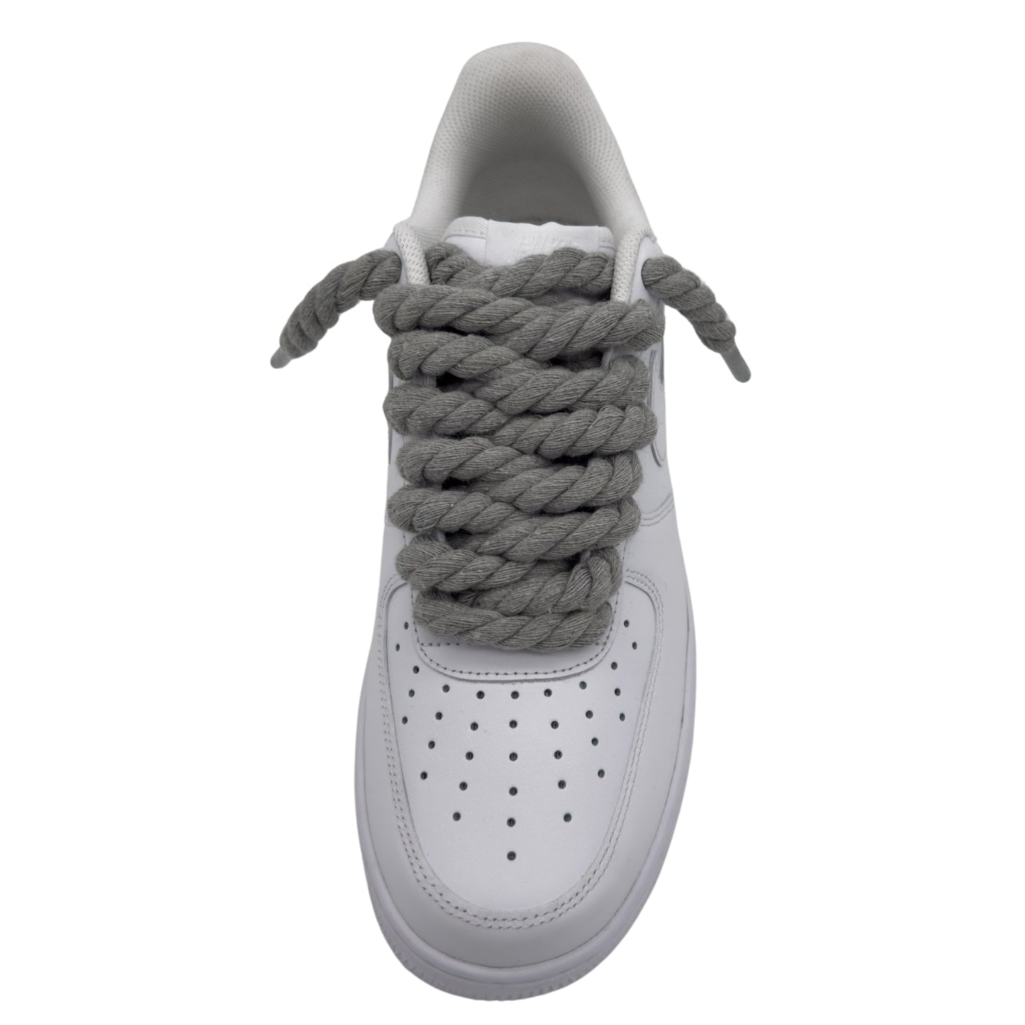 Nike Air Force 1 Low '07 Triple White/Grey Rope Laces