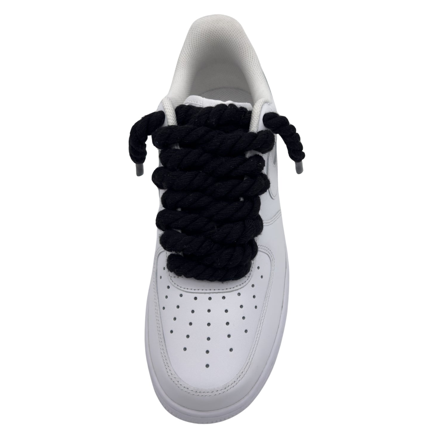 Nike Air Force 1 Low ‘07 Triple White / Black Rope Laces