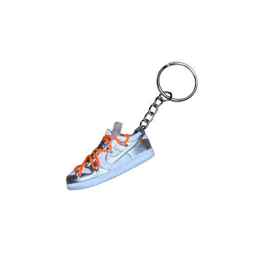 Kľúčenka - Dunk Low Off-White Silver