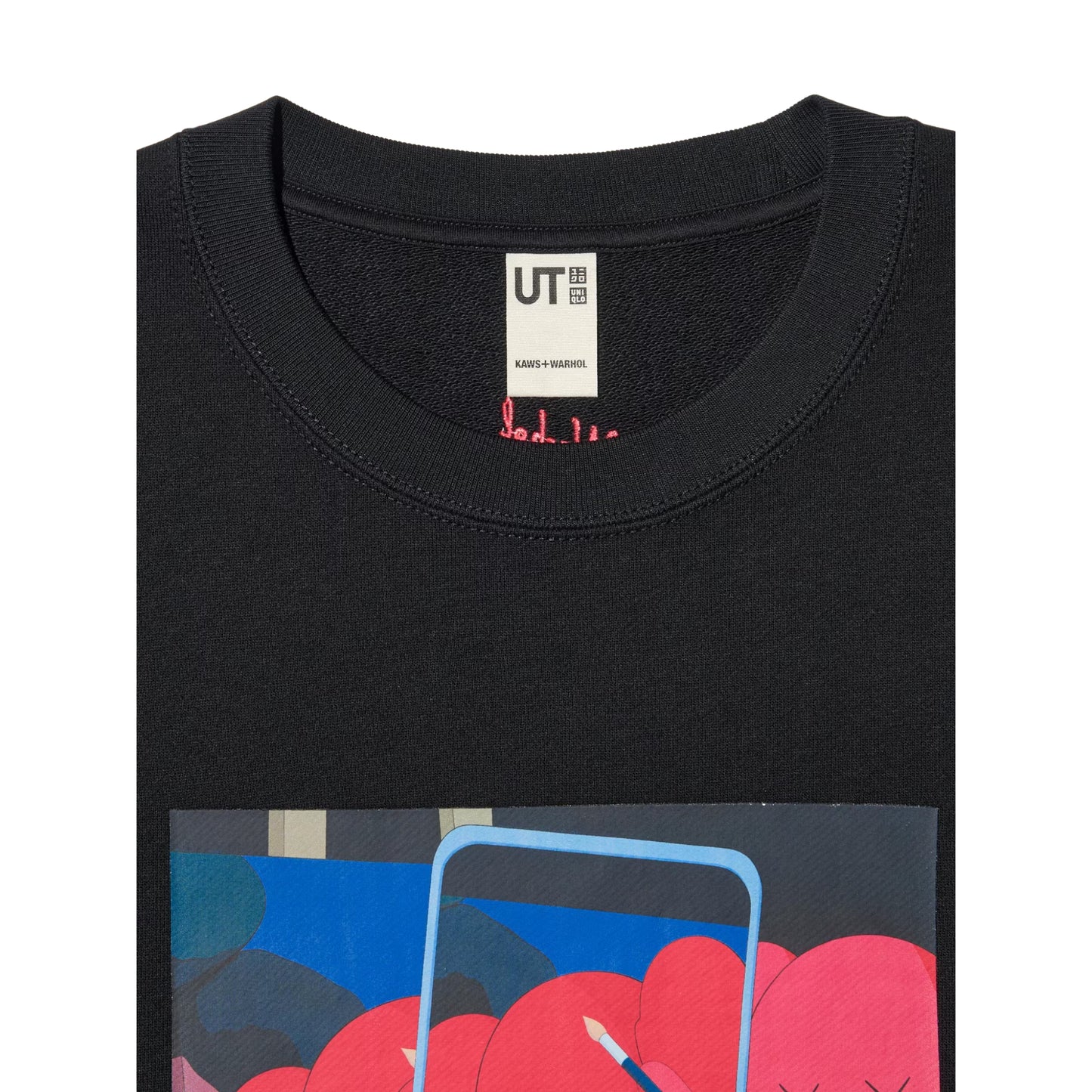 KAWS x Uniqlo Warhol Graphic 476119 Sweatshirt Black