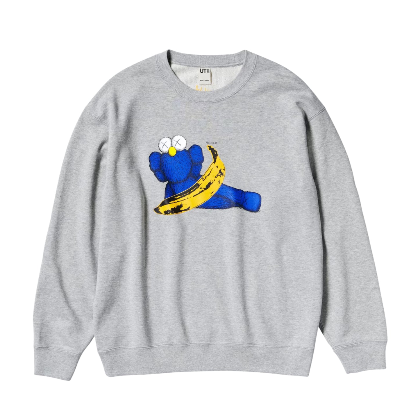KAWS x Uniqlo Warhol Graphic 472951 Sweatshirt Grey
