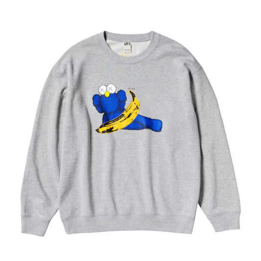 KAWS x Uniqlo Warhol Graphic 472951 Sweatshirt Grey