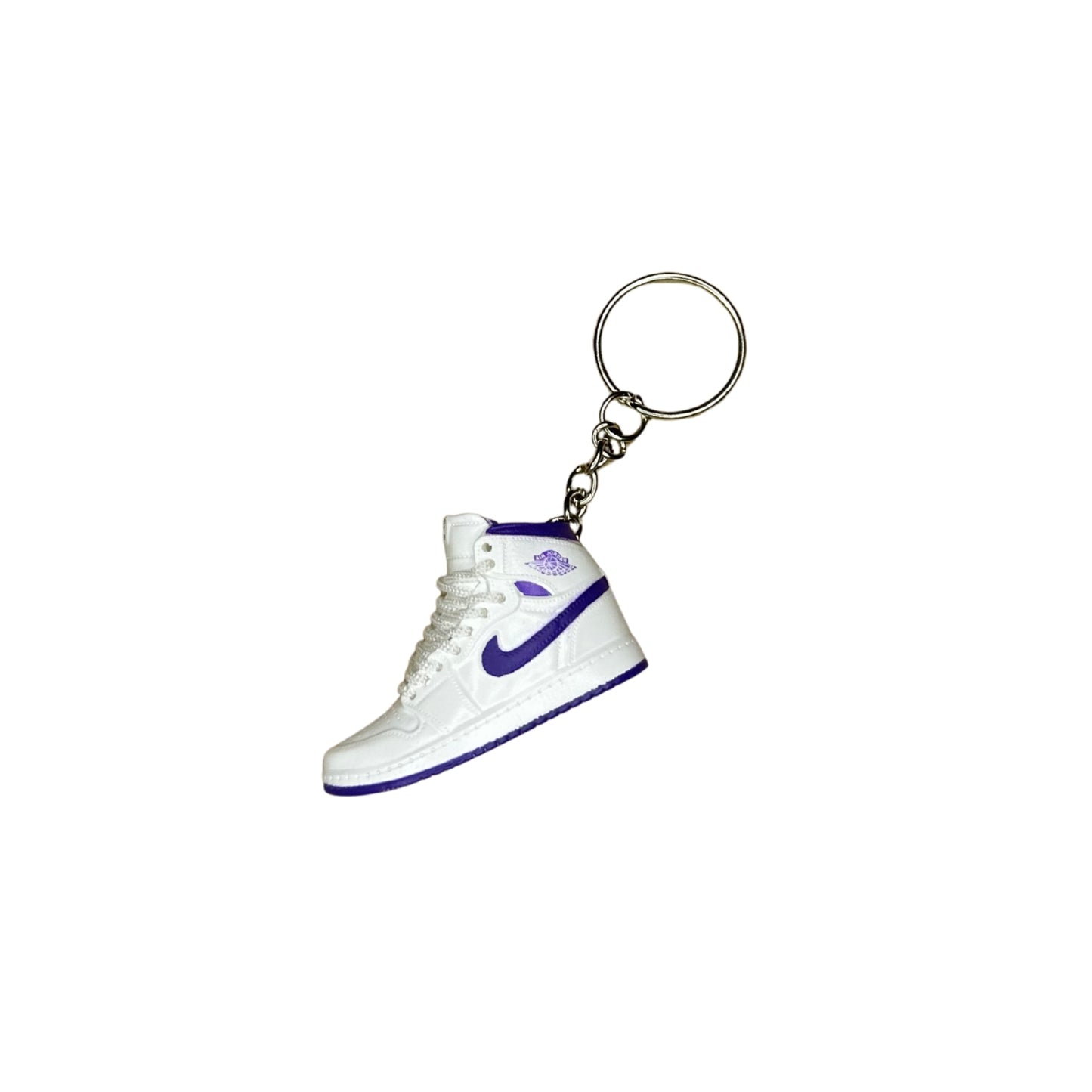 Kľúčenka - Jordan 1 High White Court Purple