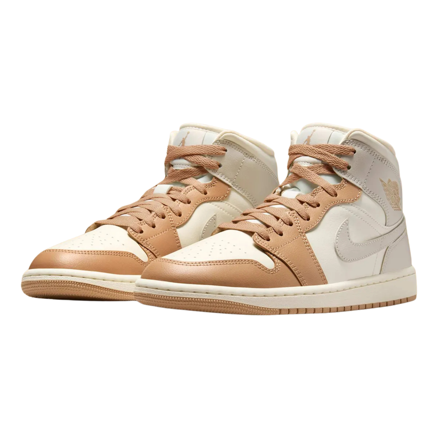Jordan 1 Mid Tan Toe