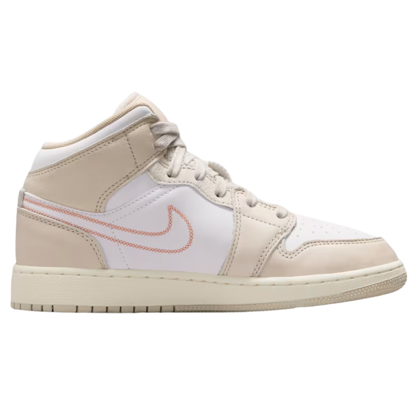 Jordan 1 Mid SE Sand Drift White Madder Root (GS)