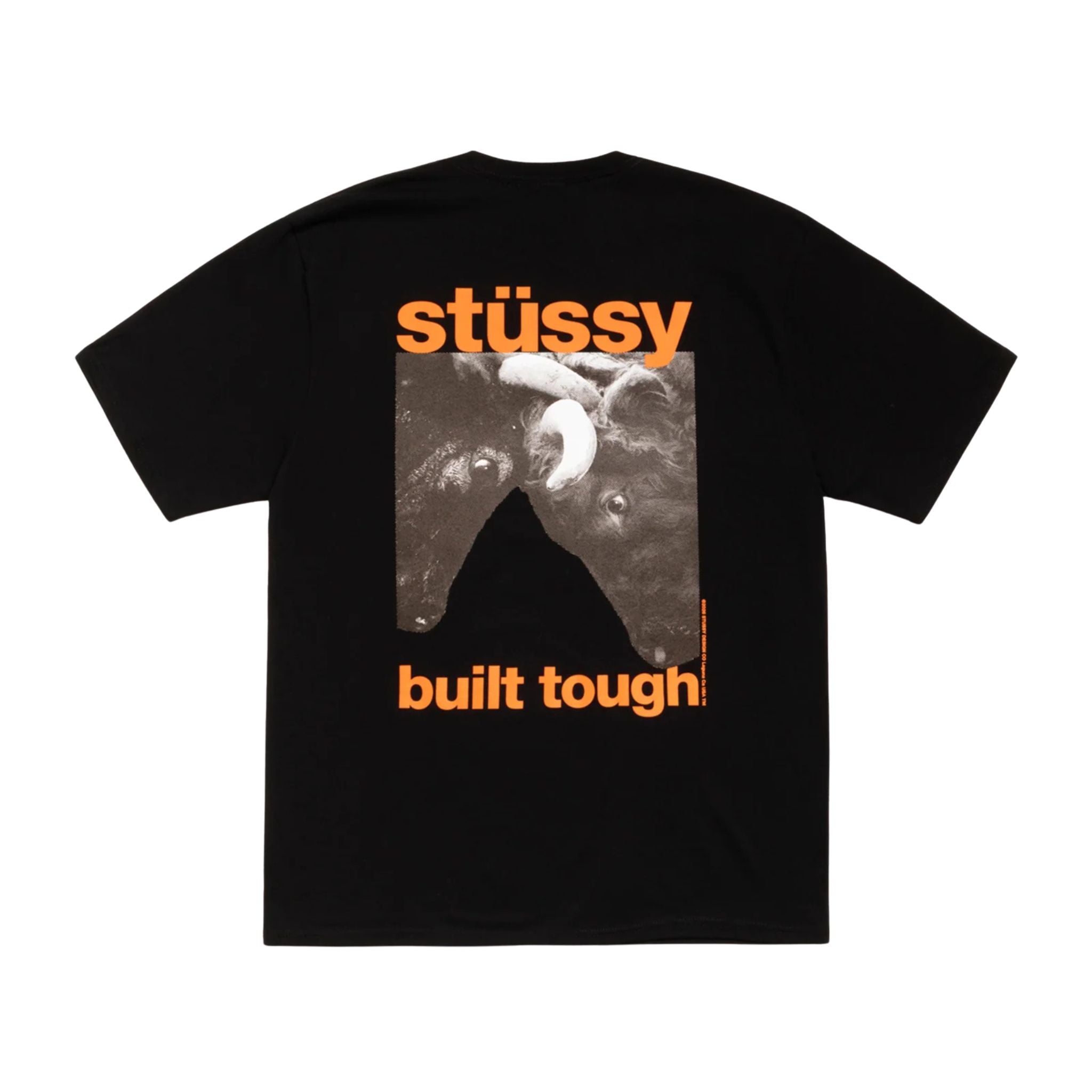 Stüssy BUILT TOUGH TEE - BLACK – KAKAS KICKS