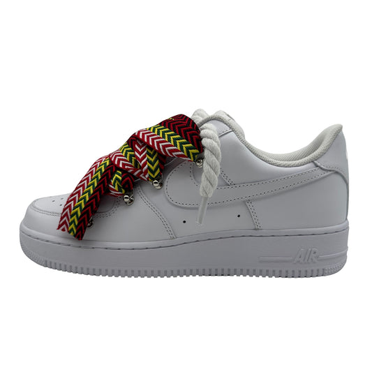 Nike Air Force 1 Low White Lanvin Rope / Red-Yellow