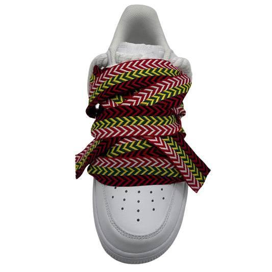 Nike Air Force 1 Low White Lanvin Rope / Red-Yellow