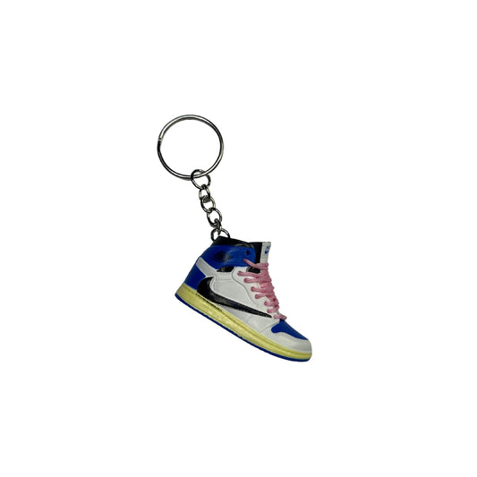Kľúčenka - Jordan 1 High Travis Scott Fragment Pink Lace