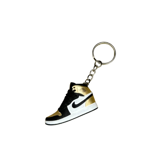 Kľúčenka - Jordan 1 High Gold Toe