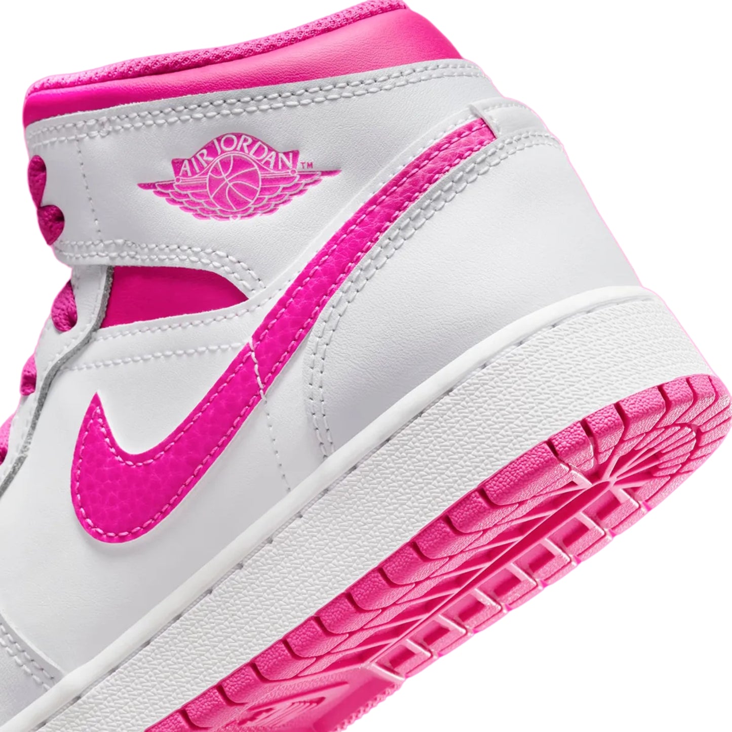 Jordan 1 Mid Fire Pink (GS)