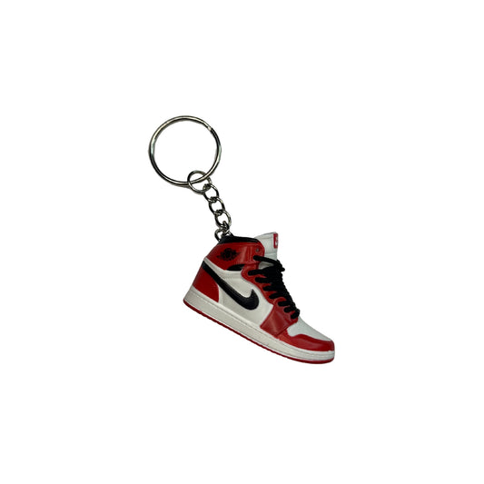 Kľúčenka - Jordan 1 High Chicago Black Lace
